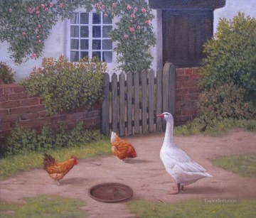 Fowl Painting - am160D11 animal fowls